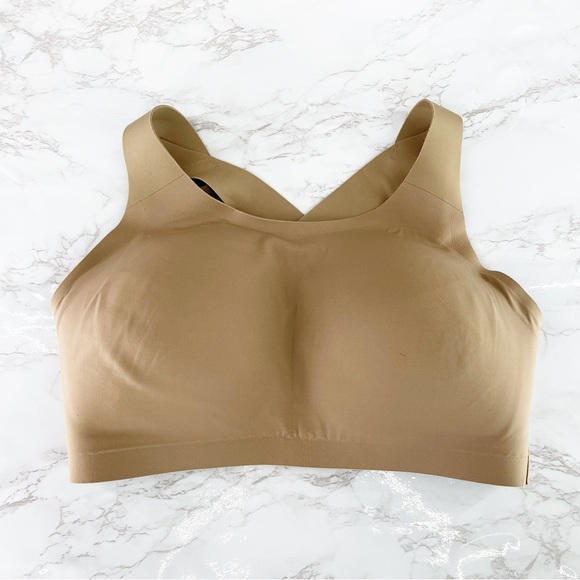Lululemon Enlite Sports Bra High Support Tan Sand Size 34E - Picture 2 of 4